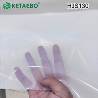 Film adhésif thermofusible PES lavable à forte adhérence, rouleau de colle double face pour lamination de tissus et de mailles textiles, haute élasticité
