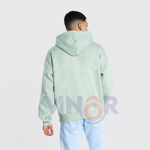 Sudaderas con Capucha de Tela Francesa 100% Algodón para Hombre y Mujer, Estampadas con Serigrafía, Bordadas, de Color Sólido, Manga Larga, Estilo Holgado, para Invierno - Product Image 2