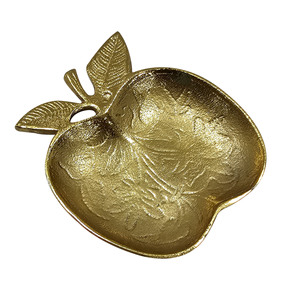 Plater en aluminium de conception de forme de pomme pour servir la nourriture utilisée dans le restaurant d'hôtel de cuisine à la maison par le fabricant indien au pri en gros - Product Image 1