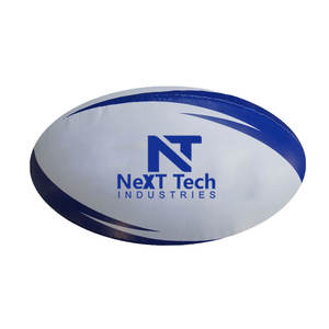 Logotipo personalizado Venta caliente Heavy Duty Professional Fabricado en fábrica Balón de rugby duradero Ecológico Balón de rugby profesional - Product Image 6