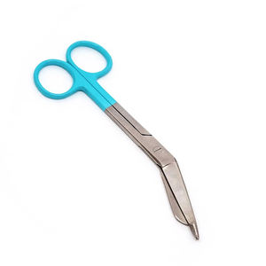 Ciseaux de chirurgie de haute qualité poignée enduite en acier inoxydable salle d'opération ciseaux à pointe pointue médicale - Product Image 3