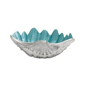 Bol de fruits décoratif abstrait en métal en aluminium direct d'usine avec émail de couleur bleue conception personnalisée en gros arrivée supérieure - Product Image 2