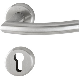 ชุดโรเซตสแตนเลส Narvik E1430ZP/17KV/17KVS F69 ทรงกลม PZ DIN ซ้าย/ขวา D/D HOPPE ชั้นวางของเหนือประตู - Product Image 1