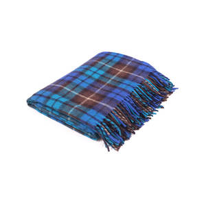 Manta de tiro personalizada al mejor precio, manta de tartán de mezcla acrílica tejida a mano auténtica de algodón - Product Image 3