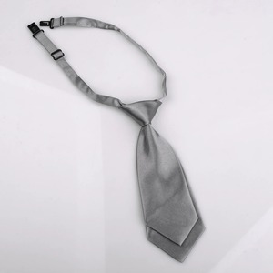 Cravate d'uniforme d'école primaire et secondaire élastique à rayures sans jeu Cravate décorative de chemise de style collège japonais - Product Image 6