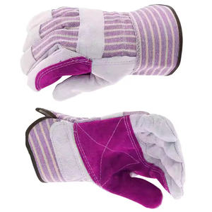 2025 importé hommes Double paume fendue en cuir gants de travail sécurité quotidienne Construction jardinage conduite cour extérieure plaine - Product Image 2