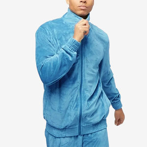 Nouveaux pantalons de survêtement zippés en velours de luxe nouveauté survêtement lourd costumes taille élastique fermeture imprimé survêtement de sport hiver - Product Image 3