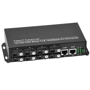 CCTV 8 port poe switch gigabyte RJ45 Uplink Ports Industry Poe Switch