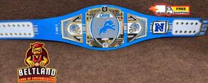 Cinturón de Campeonato de los Detroit Lions para Adultos, Nuevo, Hecho en Zinc de 2 mm y 4 mm - Product Image 3
