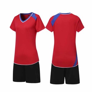 Wholesale <b>Volleyball</b> Uniform Short Sleeve Jersey Shorts Volley Ball Soccer Training Wear - Product Image 6