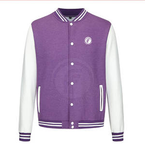 Veste coupe-vent Letterman d'hiver confortable pour homme avec col montant à un prix raisonnable - Product Image 1