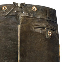 Pantalones Cortos de Cuero Bávaro para Hombre, Casuales, Ecológicos, Ligeros, Cómodos, con Cintura Elástica, Venta al Por Mayor 2026