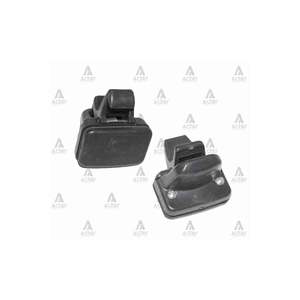 PREGIO Loquet coulissant noir pour verre 0K72A 72 531A Lot de 2 Verrous de porte et fenêtre Ajustement universel Garantie 2 ans - Product Image 1