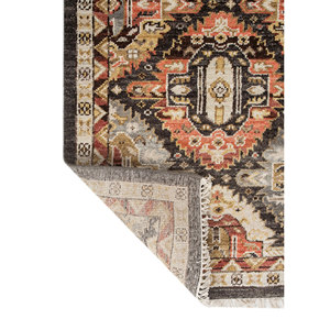 Gulnar Blue Hand Knotted Wool Rugs Geometric <b>3D</b> Rugs for Home for Living Room Hallway Teen's Room Rectangle <b>Puzzle</b> Design - Product Image 5