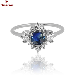 Excellent quality fashion jewellery 925 sterling silver tanzanite <b>CZ</b> multi gemstone <b>rings</b> for women wedding parties gift - Product Image 5