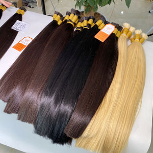 Cabello Humano Natural Remy Virgen Vietnamita 100% a Granel, Cutícula Alineada, Sin Procesar, Doble Trama a Máquina, Cabello Crudo Azhair Vietnam Sedoso - Product Image 4