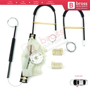 BWR574 ensemble de réparation de lève-vitre électrique avant gauche pour Toledo MK2 1M2 1998-2004 Leon MK1 1M1 1999-2006 1M0837461A - Product Image 2