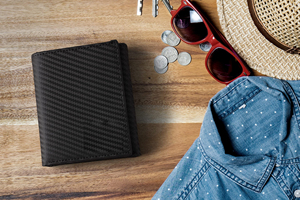 Portefeuille court multi-cartes de luxe personnalisé à trois volets de haute qualité Doublure en cuir véritable à faible quantité minimale de commande Impression de logo - Product Image 2