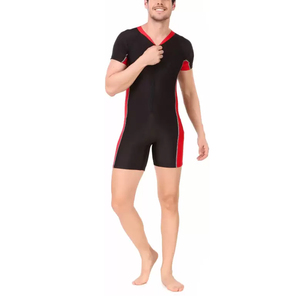 Venta al por mayor Slim Fit tamaño adulto hombres natación traje completo vendedor superior precio barato hombres ropa de playa traje de baño para la venta - Product Image 6