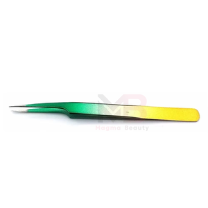 Lot de 6 pinces à épiler antistatiques en acier inoxydable à pointe fine pour extensions de cils, avec option de logo personnalisé, vente en gros, offre spéciale - Product Image 3