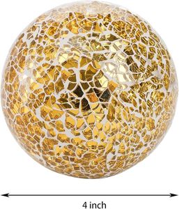 Esfera de cristal de mosaico diseño creativo bolas decorativas de cristal para el hogar para centro de mesa jarrones cuencos decoración para el hogar bola decorativa - Product Image 3