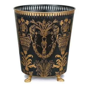 New Arrival Elegant Finished Decorative Waste Bin Crafted From Premium Metal Perfect For Hotel Lobby Bedroom Or Elegant Home - Product Image 5