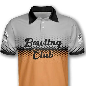 Custom <b>Bowling</b> Jersey 100% Polyester Unisex T <b>Shirt</b> Short Sleeves Mesh Jersey Breathable Quick Dry Classic Retro <b>Shirt</b> - Product Image 6