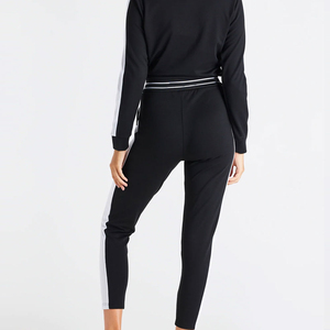 Pantalones de chándal para correr de lana de poliéster de talla XL informales para mujer, pantalones de chándal ajustados de peso medio pesado con cierre de cordón elástico - Product Image 6