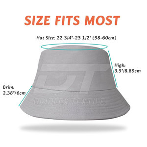 Chapeaux seau en matériau de haute qualité Chapeaux seau unisexes de qualité supérieure fabriqués au Pakistan - Product Image 4