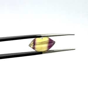 Hermosas cuentas naturales con forma de labios de fluorita múltiple-Encantos de piedras preciosas de labios tallados a mano de 14x8mm - Product Image 6