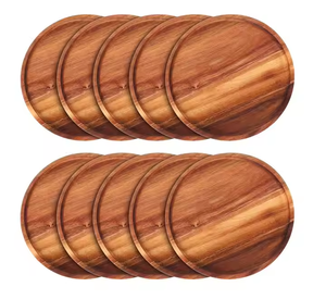 Crescent Crafts Plaques en bois faites à la main écologiques Décoration rustique avec caractéristiques de sécurité Stocké par Crescent Crafts - Product Image 1