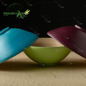 Ensaladera de bambú OEM personalizada, plato de servicio Natural ligero para pasta de frutas y verduras, recién llegado, uso de cocina ecológico - Product Image 6