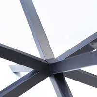 Pieds de table en acier moulé industriel moderne en forme de X pour bureaux, salles à manger et écoles – Mobilier de bureau Vietnam à faibles tarifs