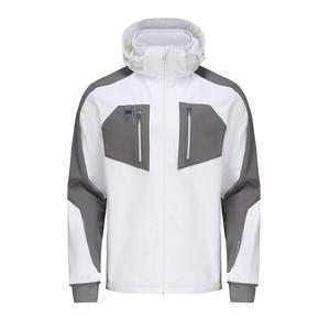 เสื้อแจ็คเก็ตซอฟต์เชลล์สำหรับผู้ชาย ดีไซน์และโลโก้สั่งทำได้  แบบสีบล็อก  พร้อมซิป  สำหรับฤดูหนาวและกิจกรรมกลางแจ้ง - Product Image 5