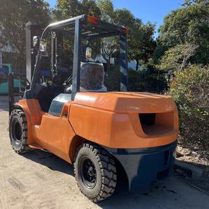 Meilleur prix 5ton diesel toyota chariot élévateur 7FDA50 7FD50 8FD50 chariot élévateur avec 3 étapes en bon état - Product Image 4