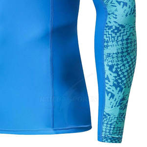 Pas cher Prix Conception personnalisée Rash Guard Pour Hommes Gym Fitness Vêtements Nouvelle Arrivée Hommes Rash Guard - Product Image 5