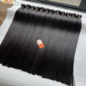 Extensiones de Cabello Natural de un Solo Donante, Calidad de Lujo, Vietnamitas, Sin Procesar, Cabello Virgen Remy, Liso, Cutícula Alineada, Extensiones de Cabello Mecanizadas - Product Image 2