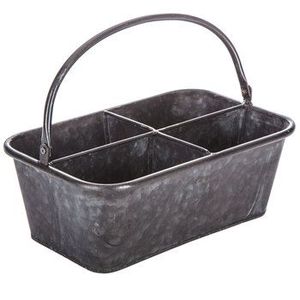 Exquisite Galvanized <b>Caddy</b> Perfect For Cultural Events Festival Occasions Traditional Homes And Religious Ceremonies - Product Image 1