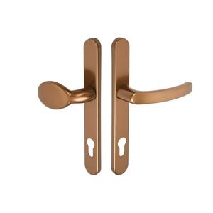 Poignée de porte avec tirette Hoppe Liege 92 PZ, aluminium brun F4 - Product Image 1