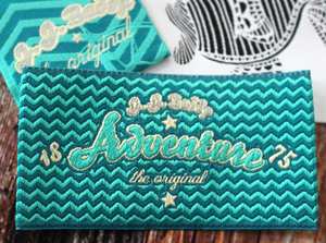 Logo privé personnalisé étiquette de tissu de vêtement 100% coton biologique haute densité Jacquard vêtements étiquette tissée en satin étiquettes tissées de vêtements - Product Image 3