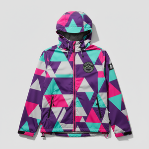 Chaqueta Bomber Cortavientos Personalizada para Equipos - Teñido Liso, Invierno, Vintage, Impermeable, Cortavientos, Decoración con Apliques, 100% Poliéster - Product Image 2