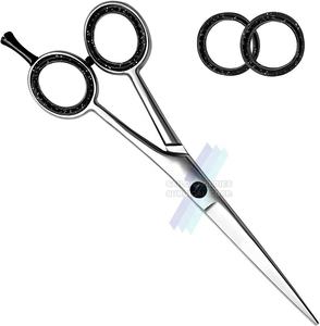 Ciseaux de coiffure professionnels coupe de cheveux Salon de coiffure acier inoxydable barbier ciseaux de coupe de cheveux moins cher - Product Image 4