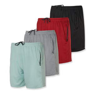 กางเกงขาสั้นออกกำลังกายบาสเก็ตบอลย้อนยุคแบบยูนิเซ็กซ์ ผ้าโพลีเอสเตอร์ 100% แห้งเร็ว ระบายอากาศได้ดี เอวยางยืดปานกลาง - Product Image 5