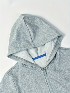 Sweat à capuche surdimensionné en molleton épais de qualité supérieure, en polyester et coton, avec épaules tombantes, logo personnalisé, style décontracté pour l'automne - Product Image 4
