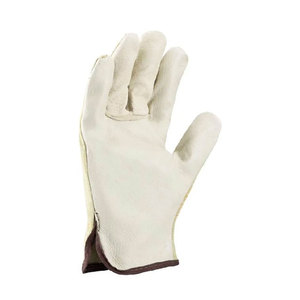 Guantes de conducción de cuero personalizados para hombre, mitones de invierno para exteriores súper cálidos de estilo liso - Product Image 5
