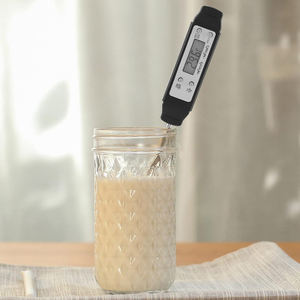 Compacte instant-read roestvrijstalen keukenthermometer met korte sonde Voedseltemperatuurtester Snelle kookcontroles Mini digitaal - Product Image 5