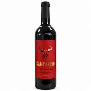 Campanero - Vino Tinto Seco Tempranillo Garnacha 11% ABV, Vino Tinto Joven Español 750ml - Product Image 1