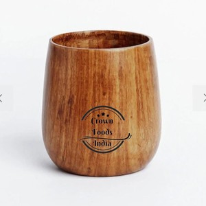 Handmade Eco-Friendly Wood Mug with Handle Customized for Home Kitchen and Table Ware New Design at Best Price - Product Image 5