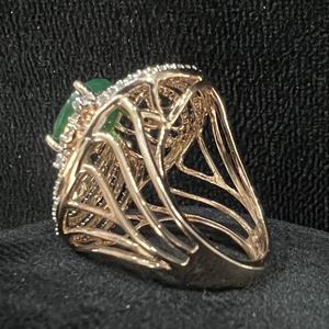 Anillo de Aniversario de Lujo con Diamante Natural de Corte Brillante Redondo, Certificado por Terceros, Oro de 14K/18K para Mujer, VDS VDSR234 - Product Image 6