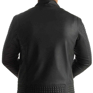 Most Popular High Quality Custom Men's <b>Winter</b> <b>Leather</b> <b>Jackets</b> Canvas Quick Dry Breathable Windproof Eco-Friendly Zipper Design - Product Image 2